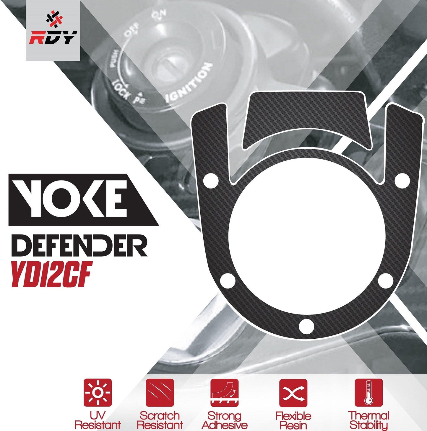 RDY Yoke Defender fits for Ducati Diavel ('10-'18) - Durian Bikers