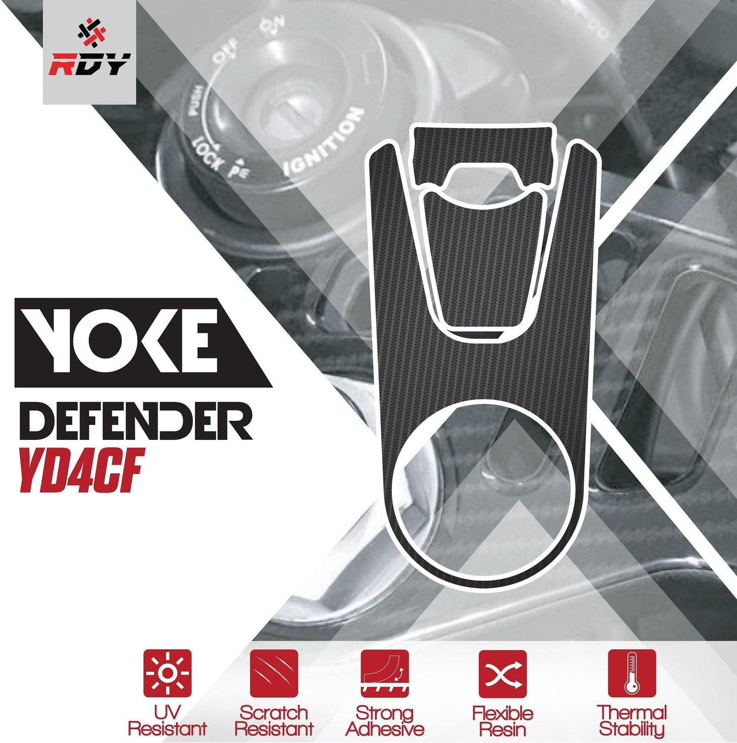 RDY Yoke Defender fits for Ducati Monster 821 ('15-'19) - Durian Bikers