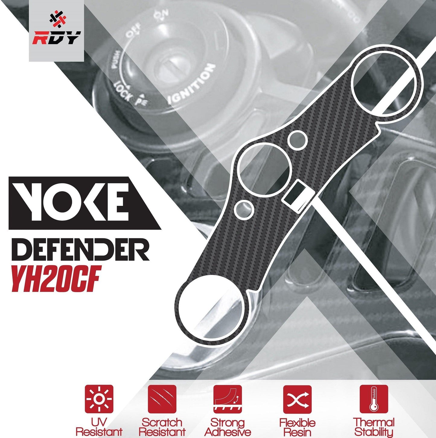 RDY Yoke Defender fits for Honda CBR600 ('07-'16) - Durian Bikers