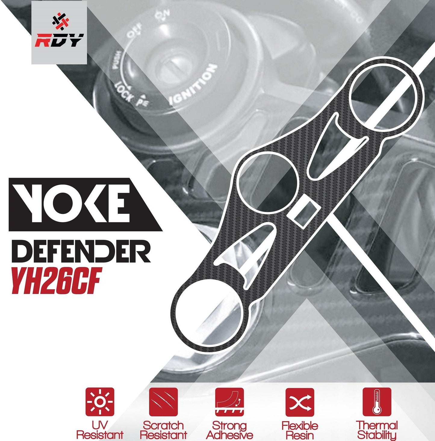 RDY Yoke Defender fits for Honda CBR1000 ('08-'16) - Durian Bikers