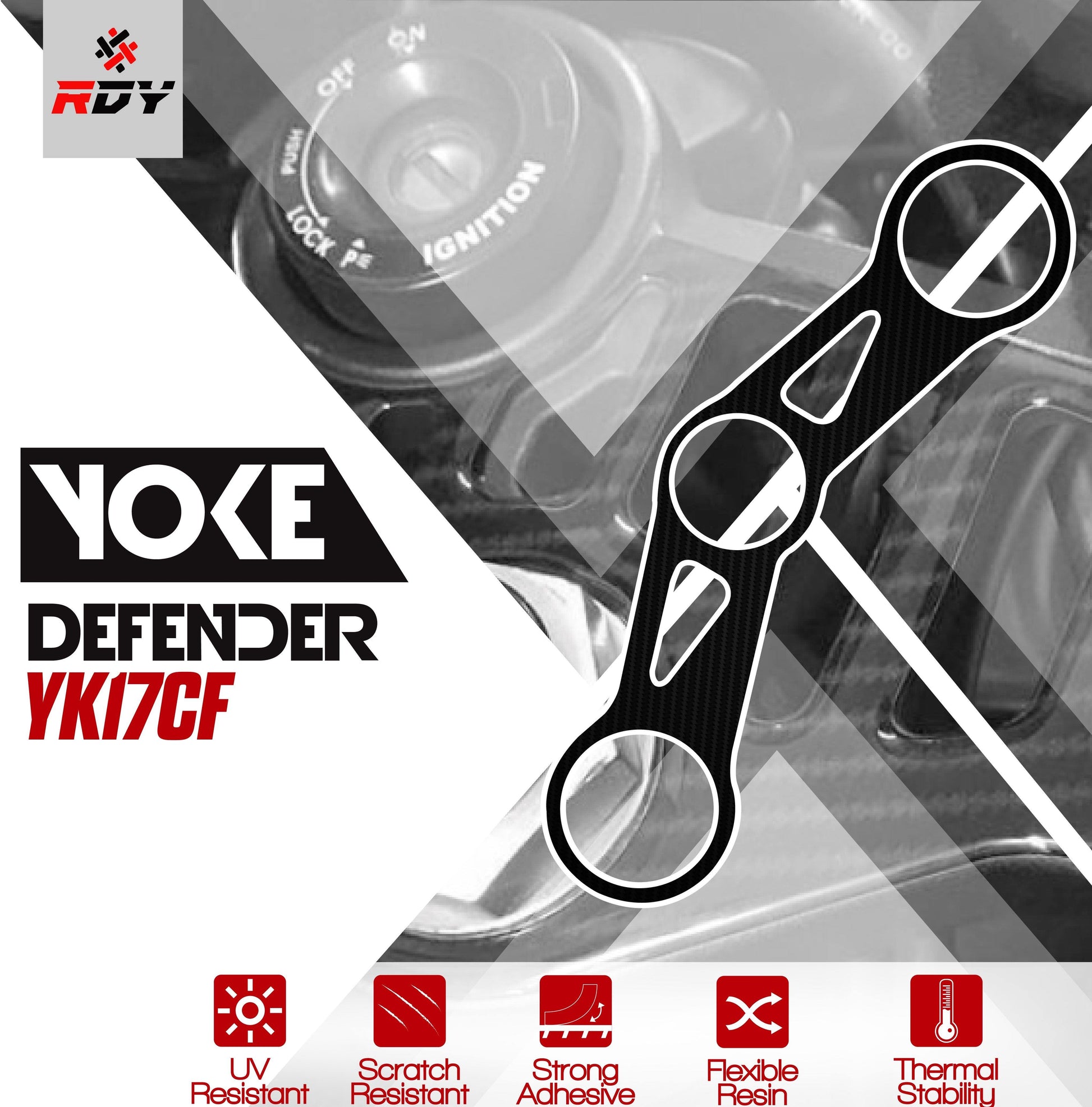 RDY Yoke Defender fits for Kawasaki ZX10-R ('04-'05) - Durian Bikers