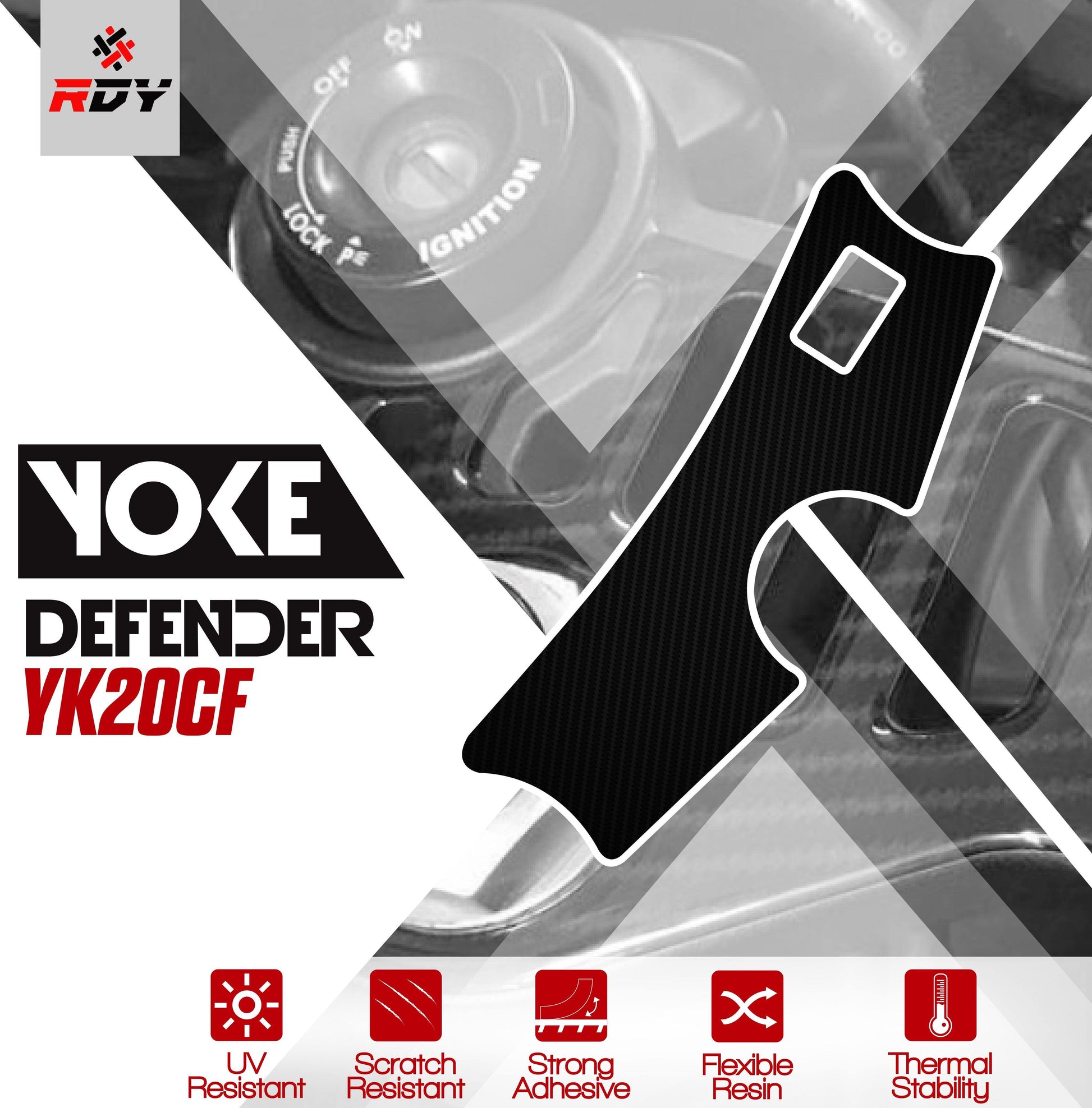 RDY Yoke Defender fits for Kawasaki ZX12-R ('11-'15) - Durian Bikers