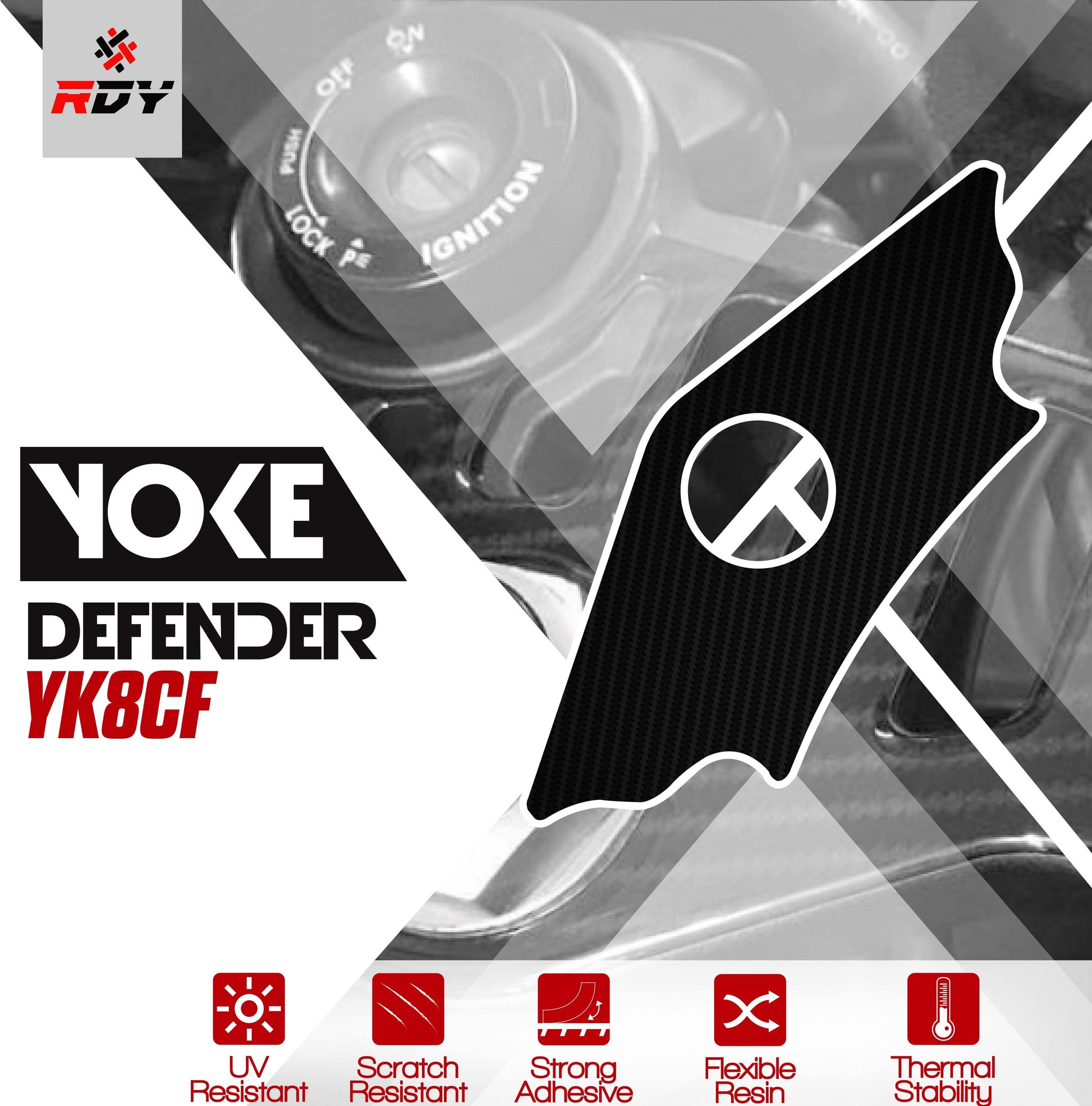 RDY Yoke Defender fits for Kawasaki ZX6R (-'99) - Durian Bikers