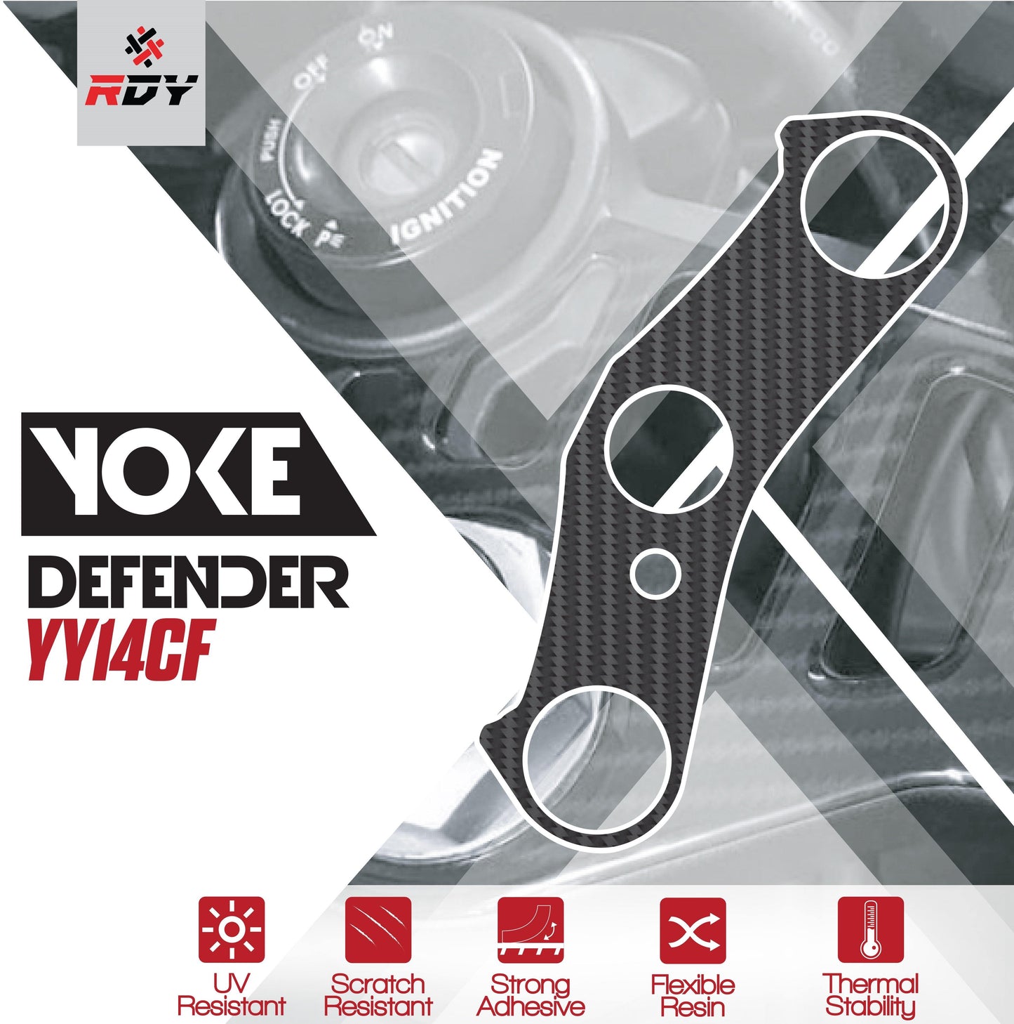 RDY Yoke Defender fits for Yamaha R1 ('07-'08) - Durian Bikers