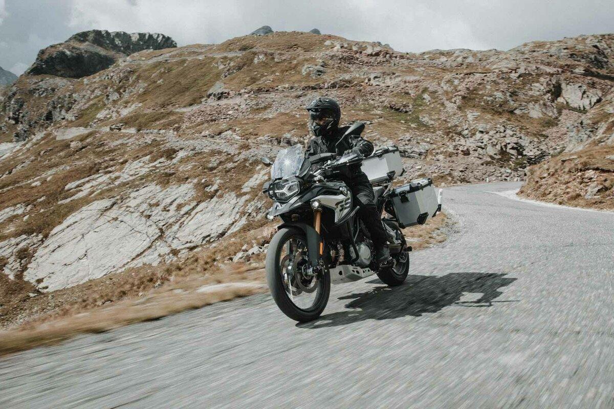 SW Motech TRAX ADV L Side Case (Aluminum / 45 L / Left / Silver) - Durian Bikers