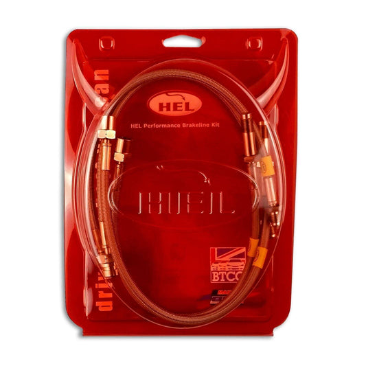 HEL Performance Steel Braided Brake Lines fits for BMW 2 Series F87 M2 (2014-) - Durian Bikers