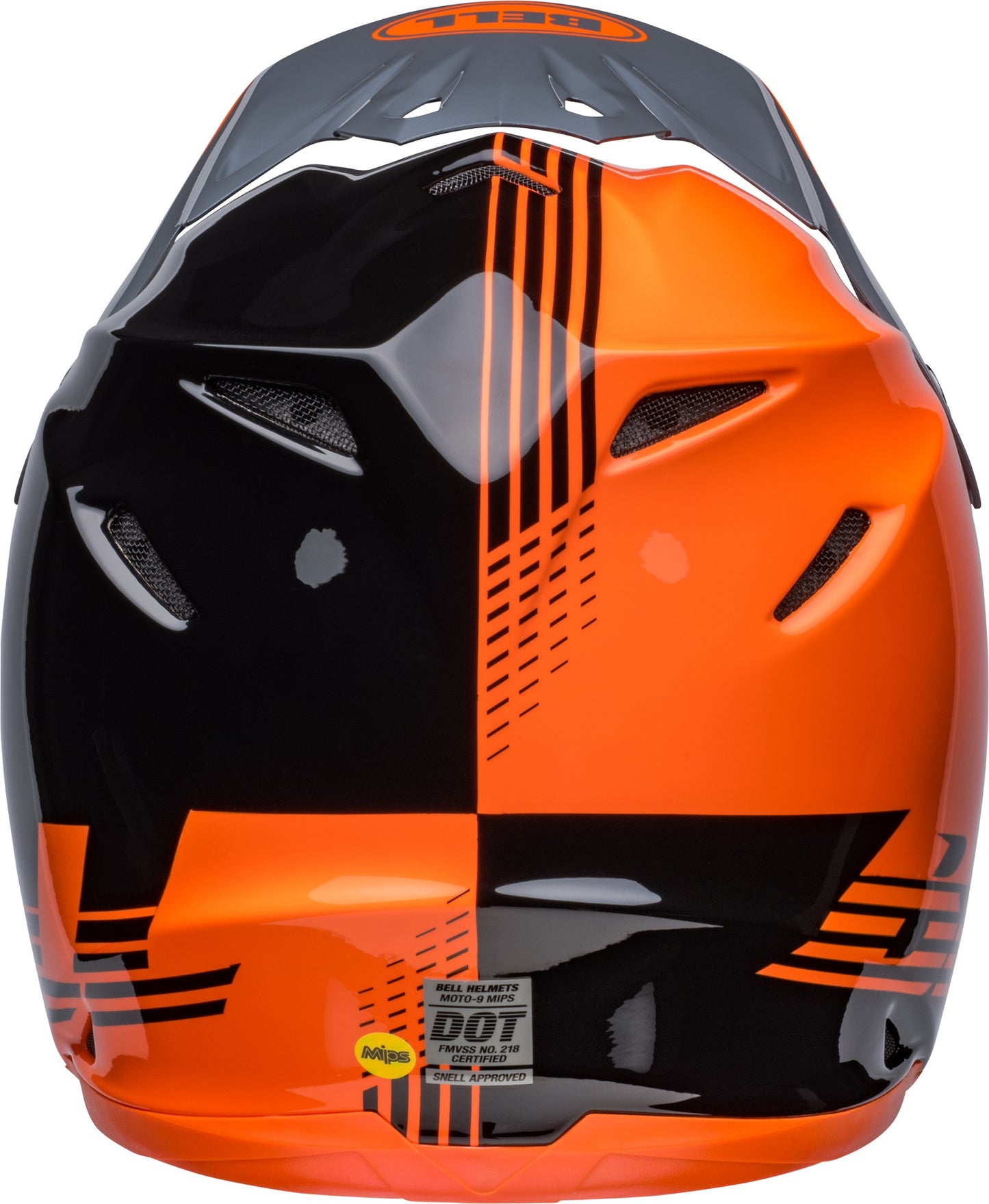 Bell Helmet Moto-9 Mips (Louver Black/Orange)