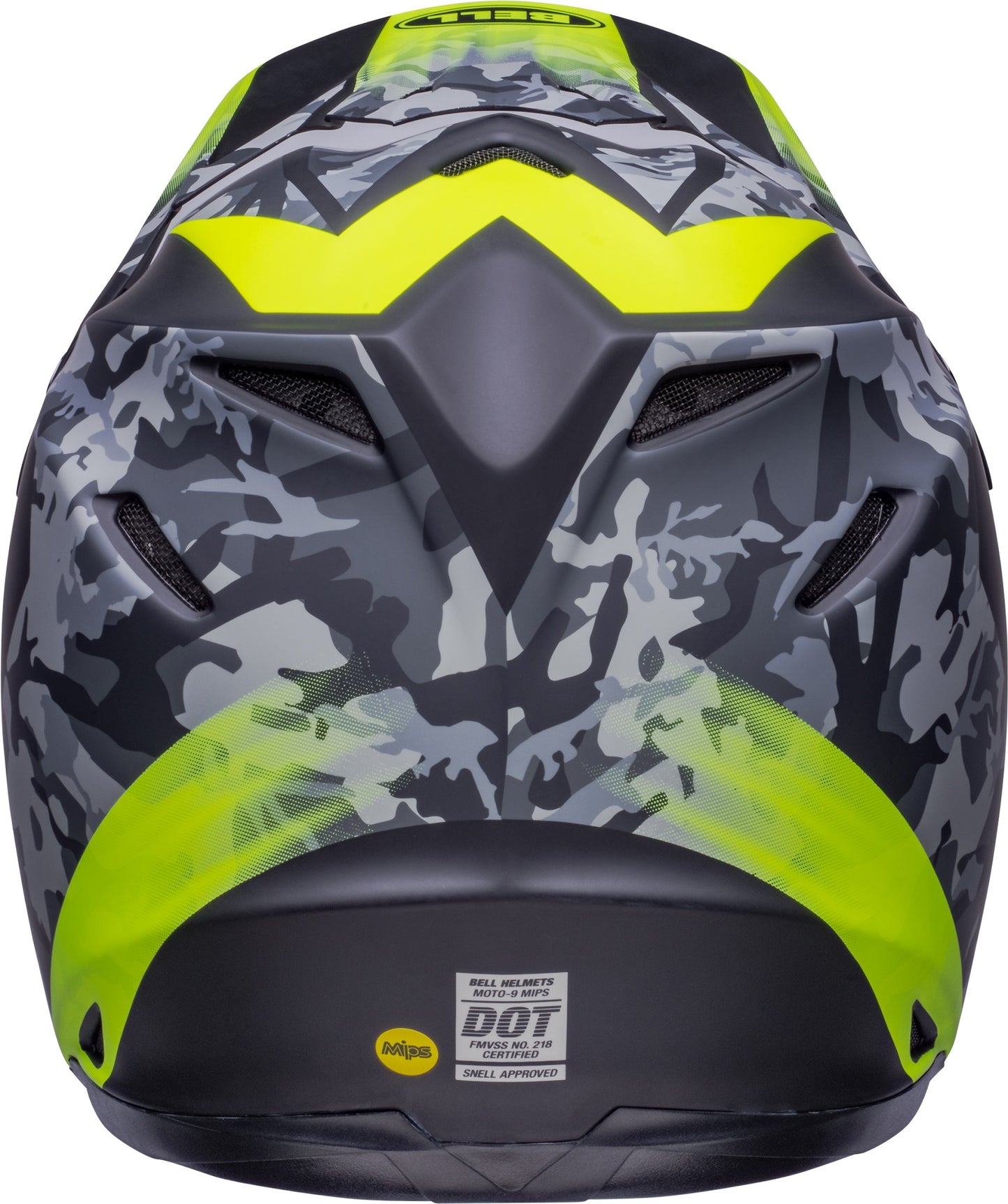 Bell Helmet Moto-9 Mips (Venom Matte Black Camo/Hi-Viz)