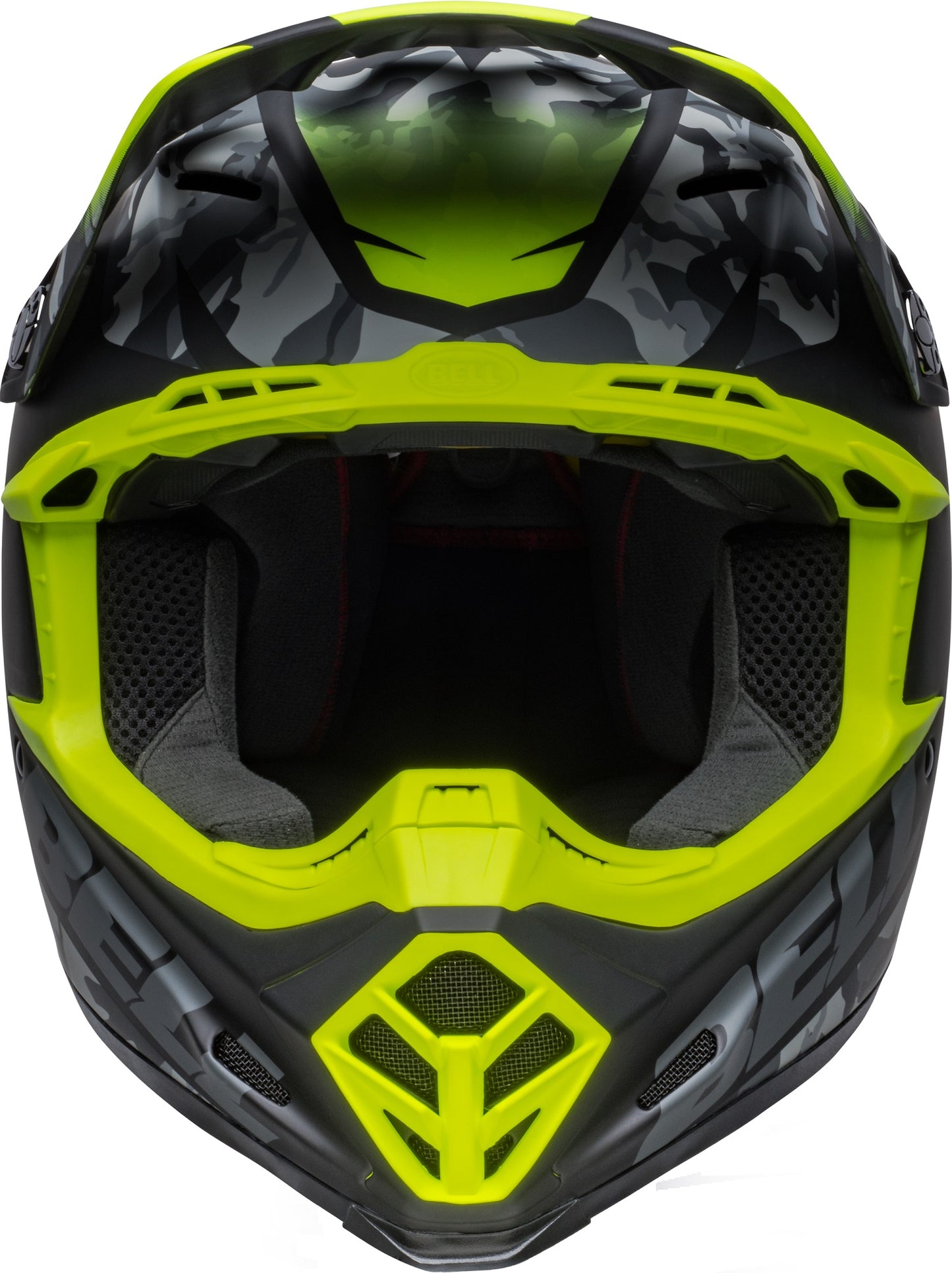 Bell Helmet Moto-9 Mips (Venom Matte Black Camo/Hi-Viz)