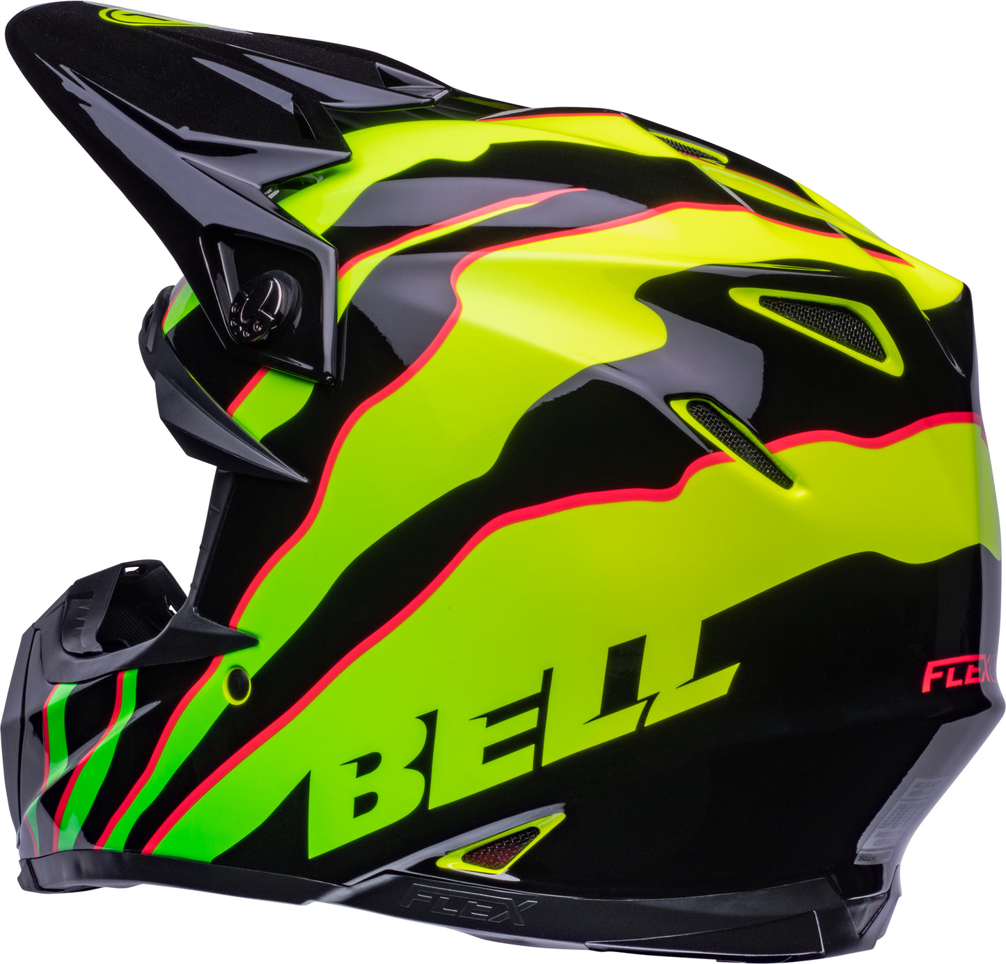 Bell Helmet Moto-9S Flex (Claw Black/Green)
