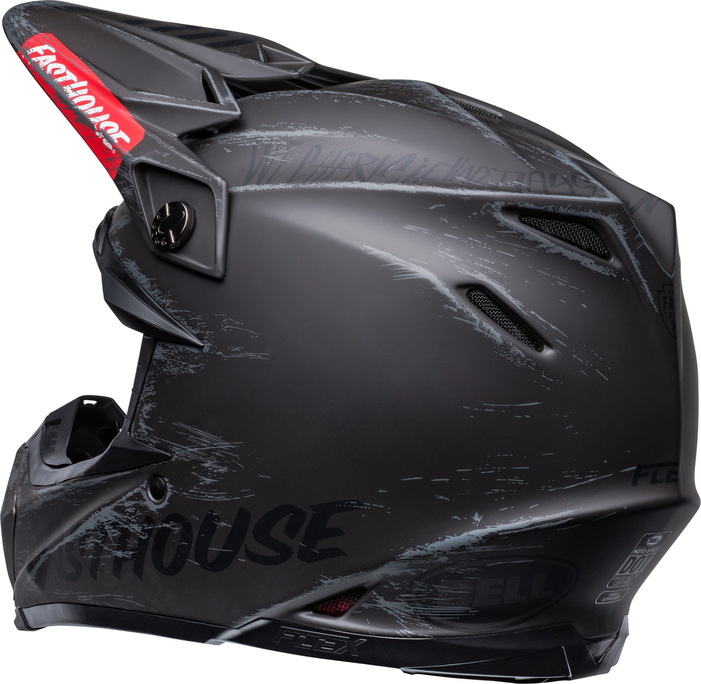Bell Helmet Moto-9S Flex (FH Mojave Matte Black/Gray)