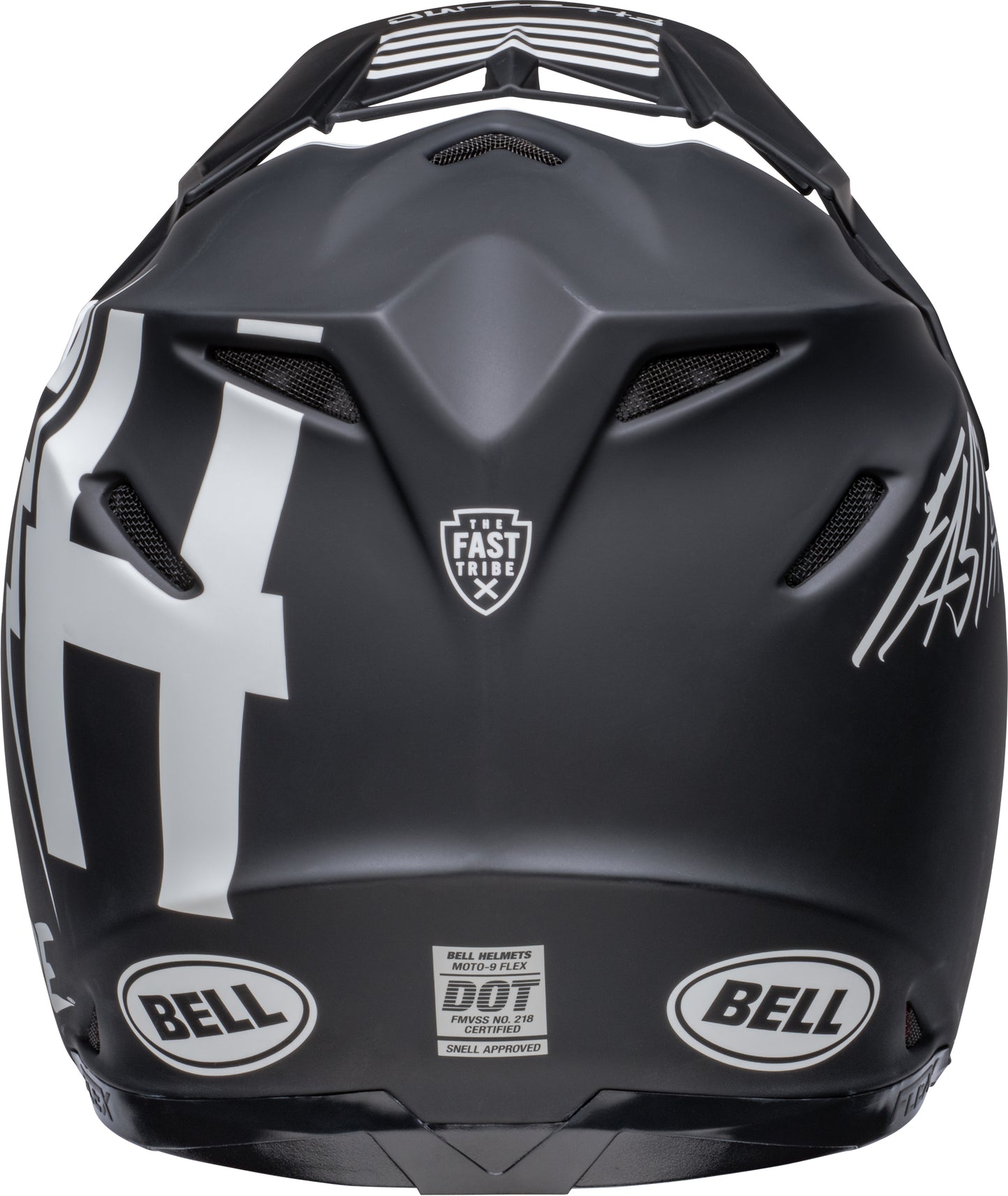 Bell Helmet Moto-9S Flex (FH Tribe Matte Gloss Black/White)