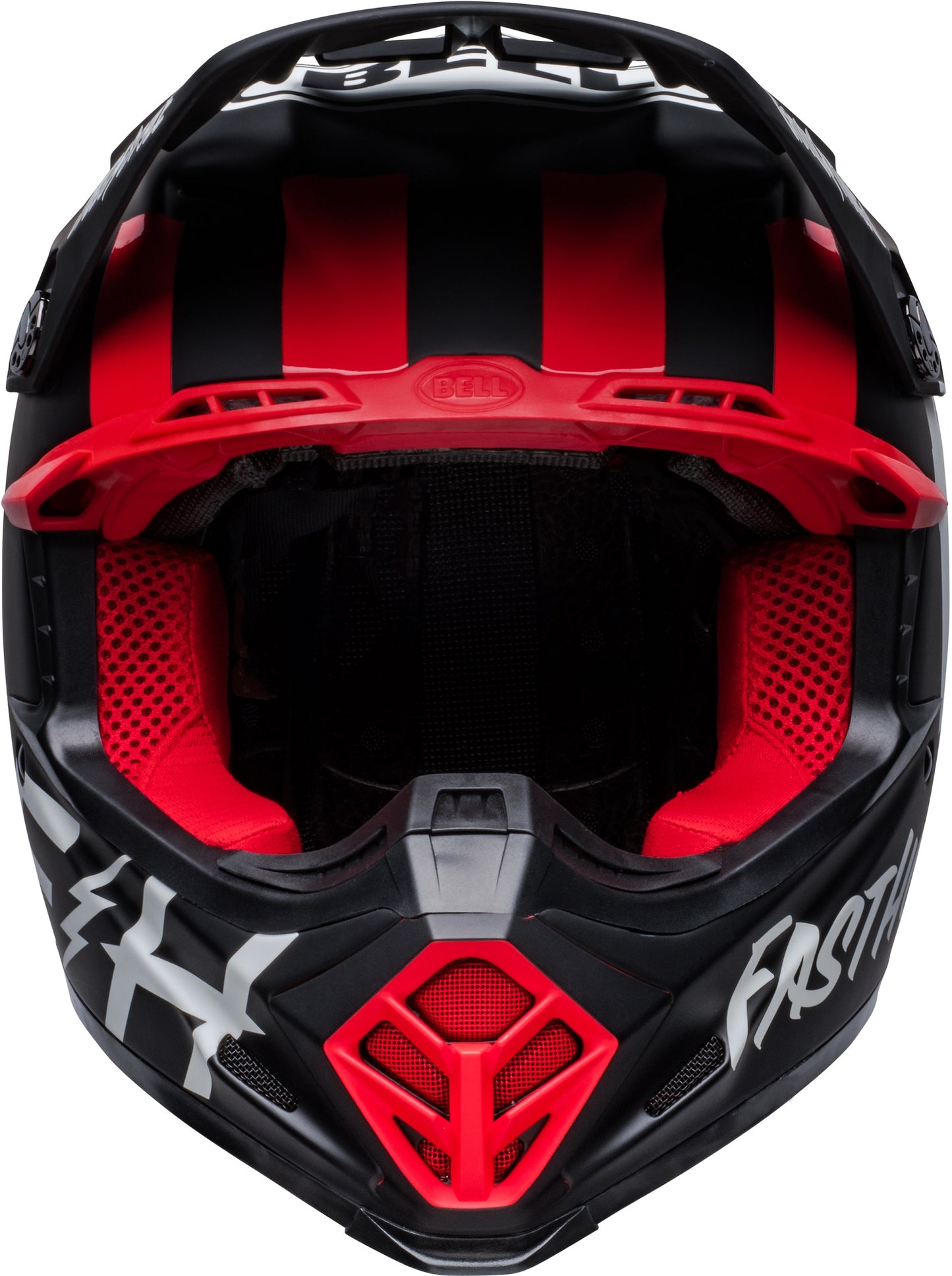 Bell Helmet Moto-9S Flex (FH Tribe Matte Gloss Black/White)