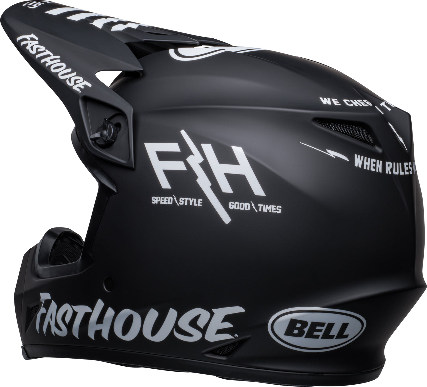 Bell Helmet MX-9 Mips (FH Prospect Matte Black/White)