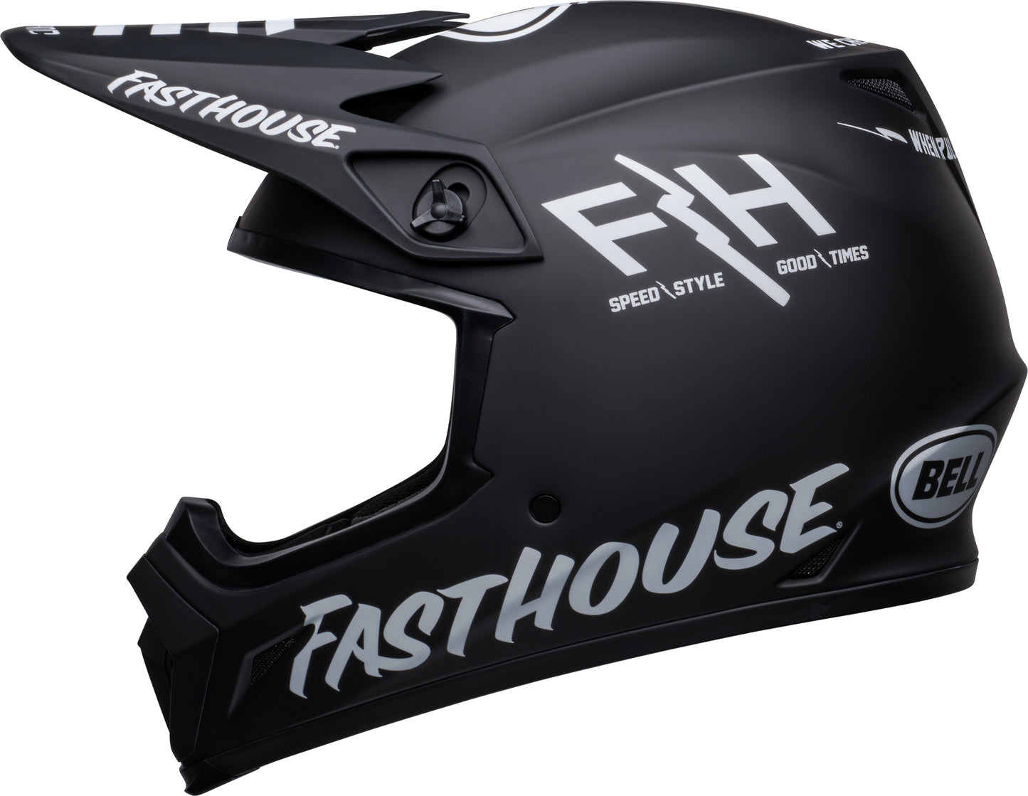 Bell Helmet MX-9 Mips (FH Prospect Matte Black/White)