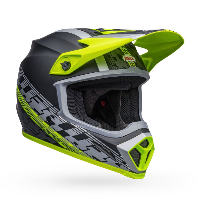 Bell Helmet MX-9 Mips (Offset Matte Black/Hi-Viz)