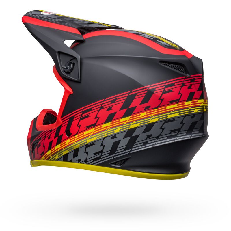 Bell Helmet MX-9 Mips (Offset Matte Black/Red)