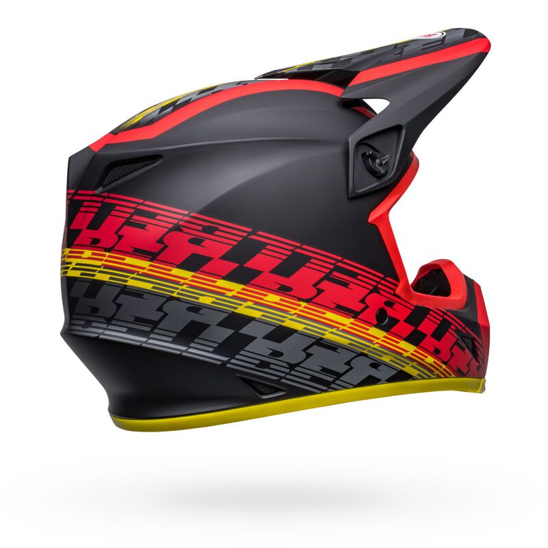 Bell Helmet MX-9 Mips (Offset Matte Black/Red)
