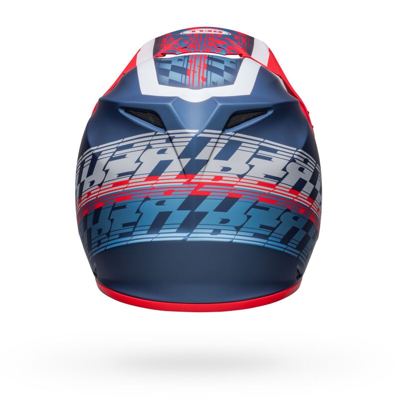 Bell Helmet MX-9 Mips (Offset Matte Metallic Blue/White)
