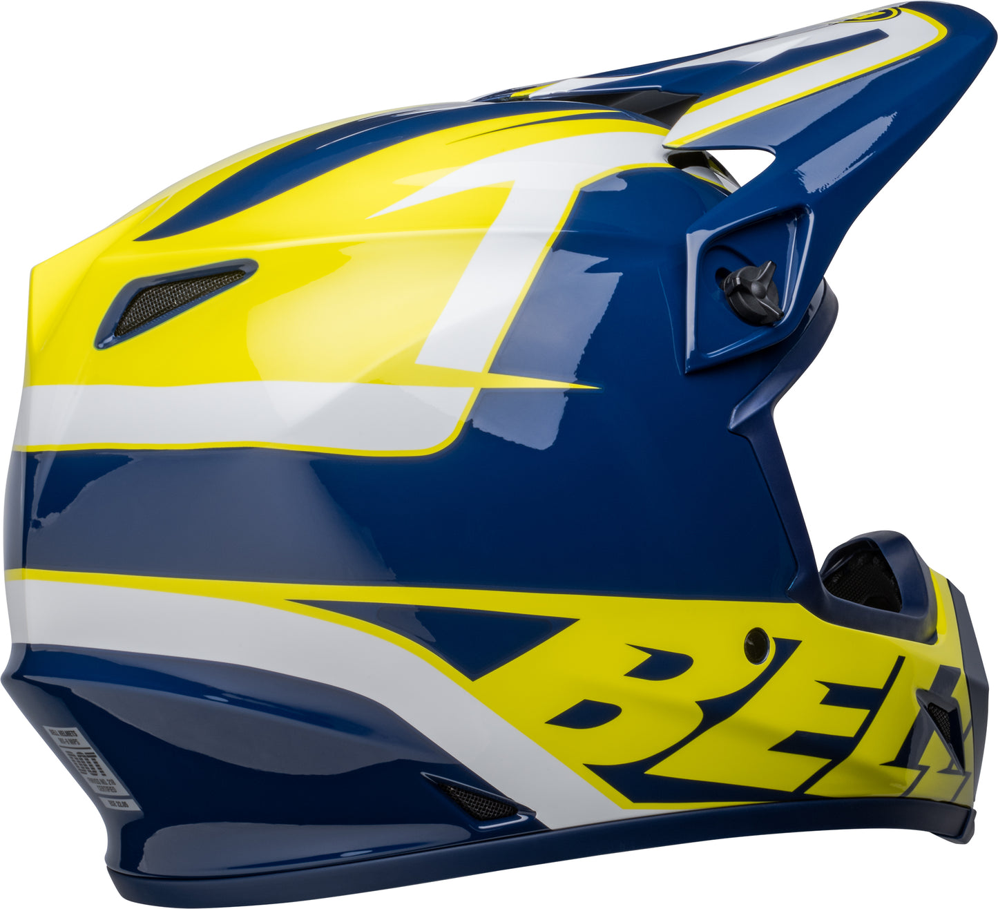 Bell Helmet MX-9 Mips (Spark Blue/Yellow)