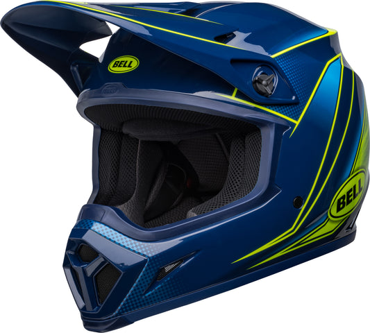 Bell Helmet MX-9 Mips (Zone Navy/Retina)