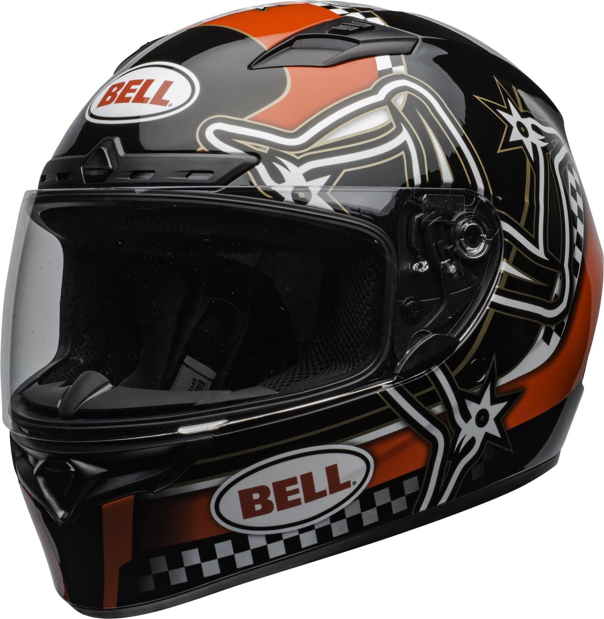 Bell Qualifier DLX MIPS (IOM 2020 Gloss Black/Red/White) - Durian Bikers