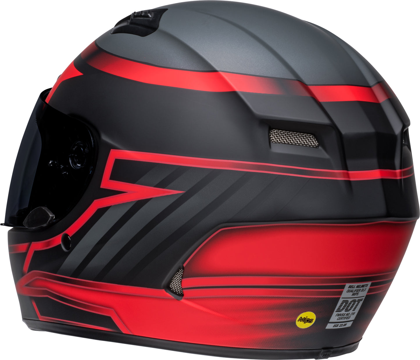 Bell Helmet Qualifier DLX MIPS (Raiser Matte Black/Crimson)