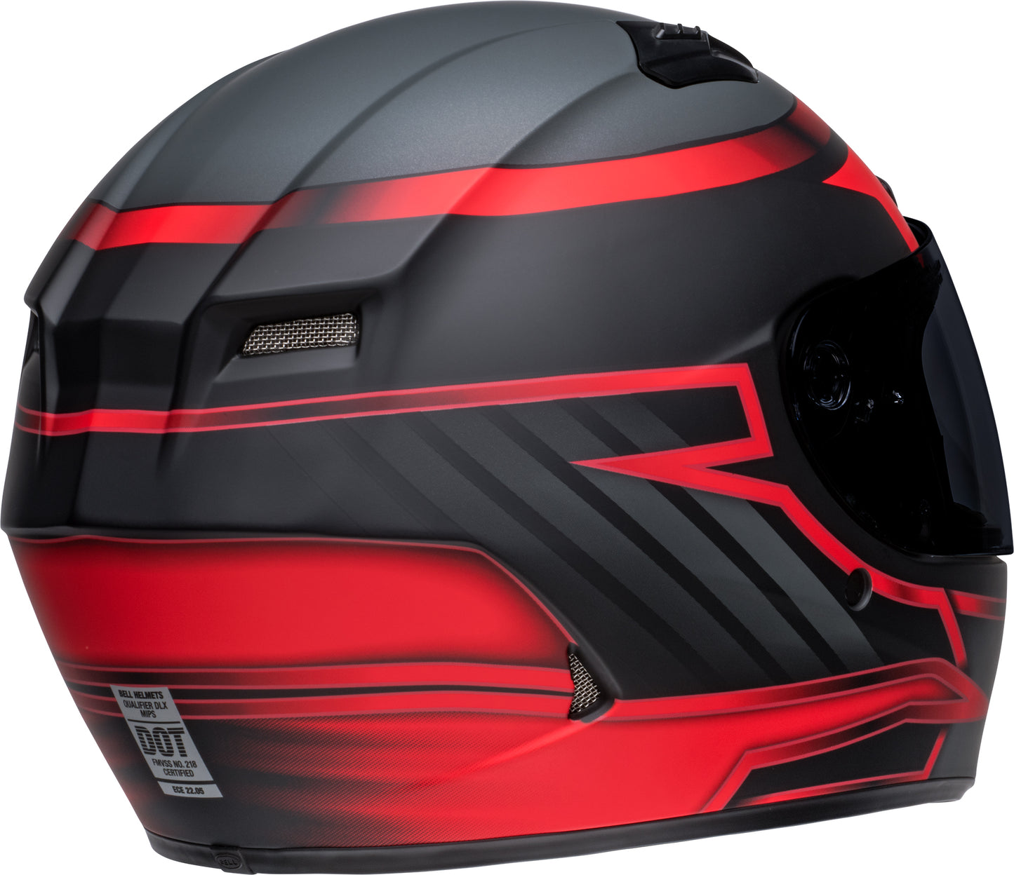 Bell Helmet Qualifier DLX MIPS (Raiser Matte Black/Crimson)