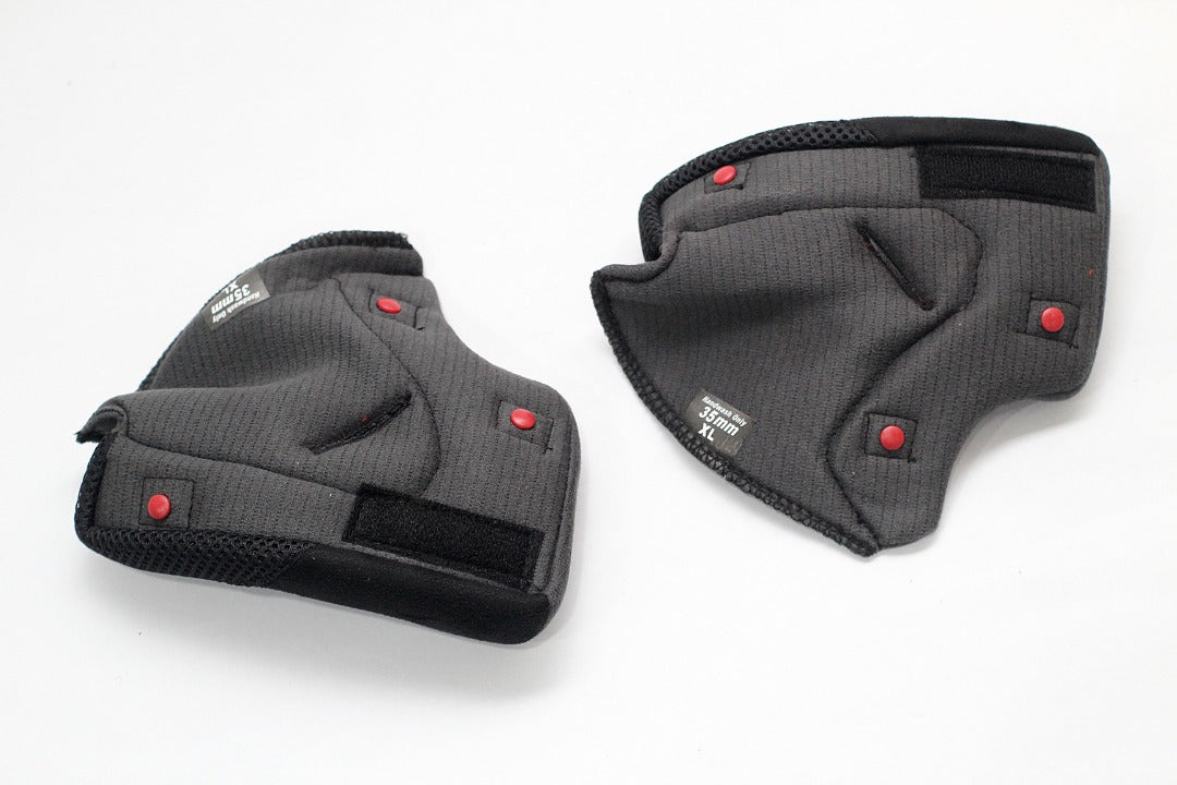 Bell Eliminator Cheekpads (M/L, L, XL) (40MM) (Black)