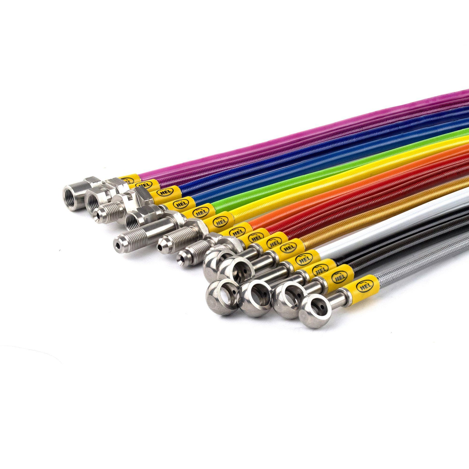 HEL Performance Steel Braided Brake Lines fits for BMW Mini R55 Clubman Cooper - Durian Bikers