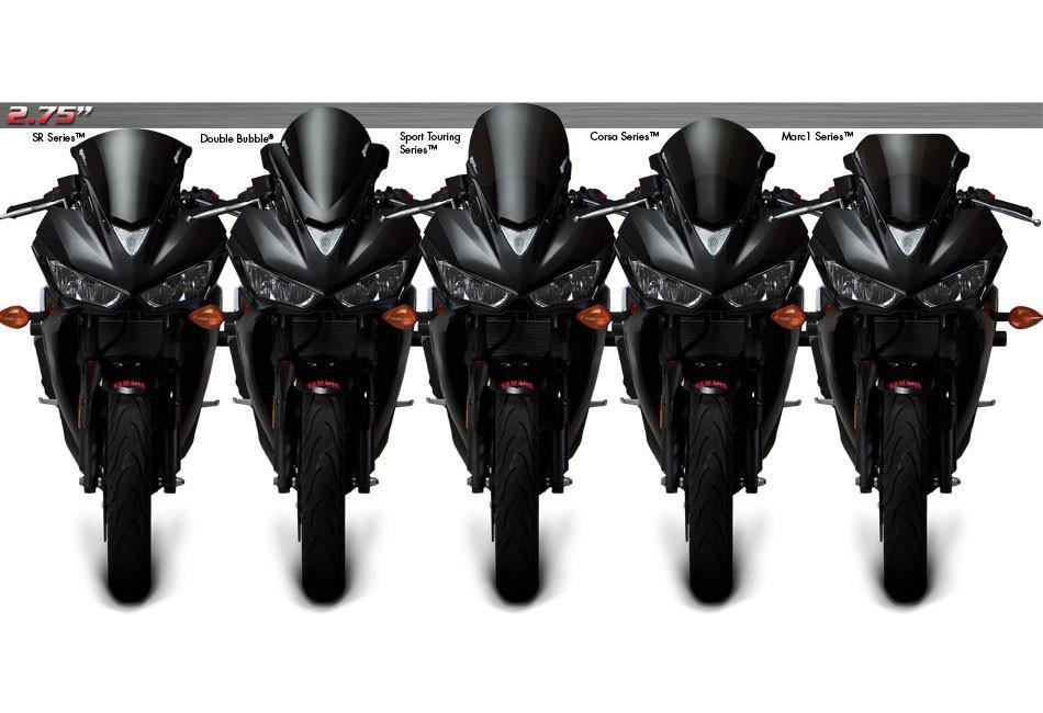 Zero Gravity Marc1 Windscreen fits for Yamaha YZF-R3/R25 ('15-'18) (Light Smoke) - Durian Bikers