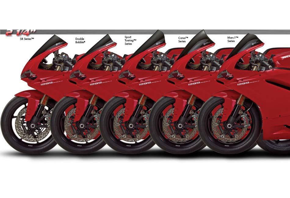 Zero Gravity Double Bubble Windscreen fits for Ducati 1299 Panigale & 959 Panigale (Clear) - Durian Bikers