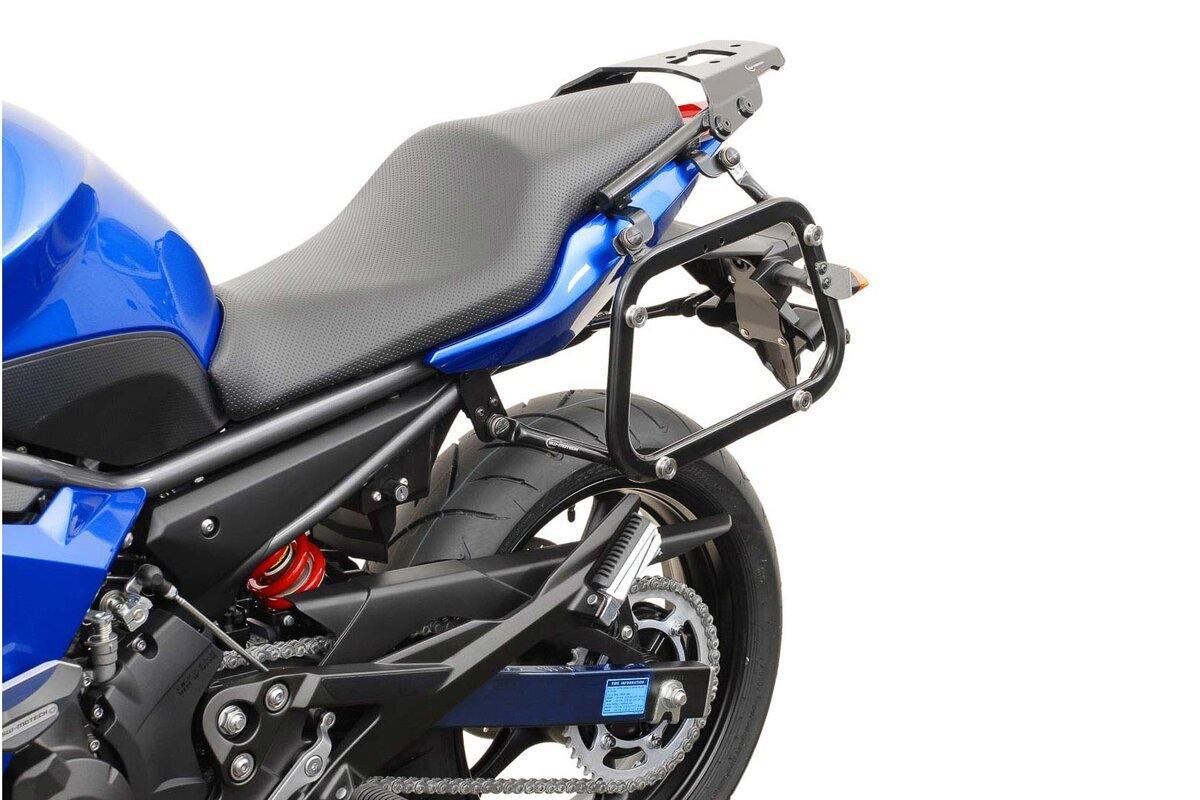 SW Motech EVO Side Carriers (Black) fits for Yamaha XJ6 / Diversion / Diversion F ('08-'19) - Durian Bikers