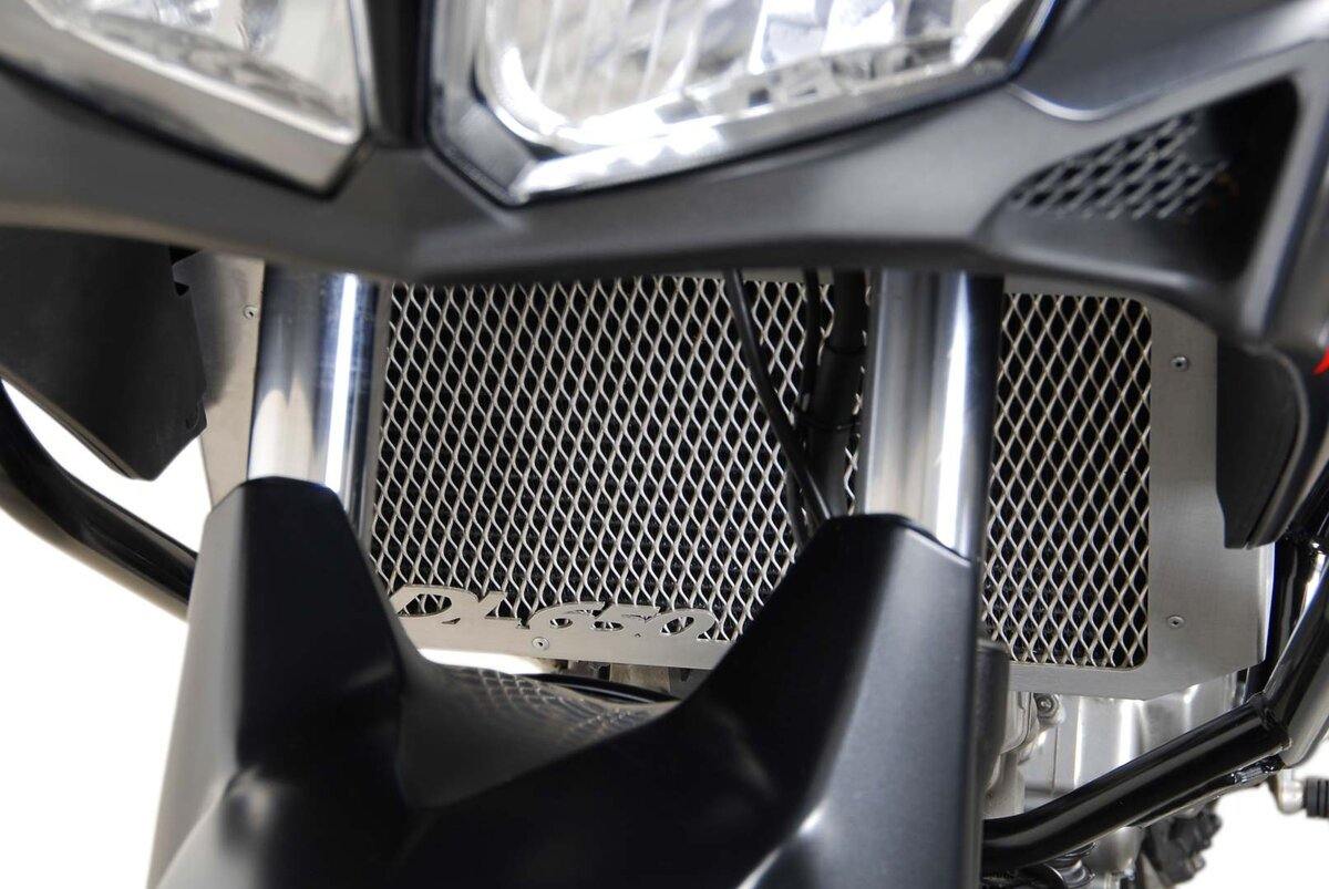SW Motech Radiator Guard (Black) fits for Suzuki DL 650 V-Strom ('04-'10) - Durian Bikers