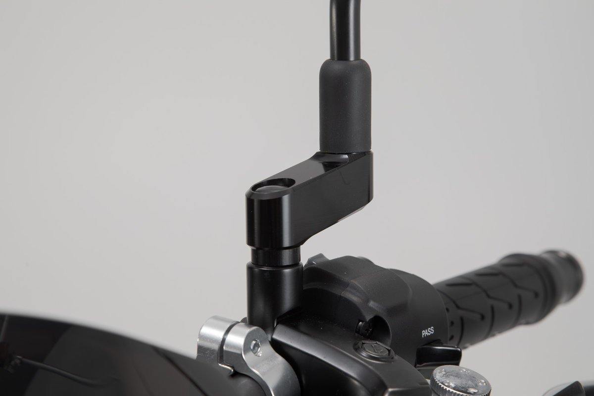 SW Motech Mirror Extension (Universal) (Black) - Durian Bikers